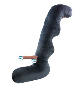 MizzZee - Mona Wireless Remote Thrusting Vibrating Swinging Warming Dildo Pillow (L:20cm - D:3cm)